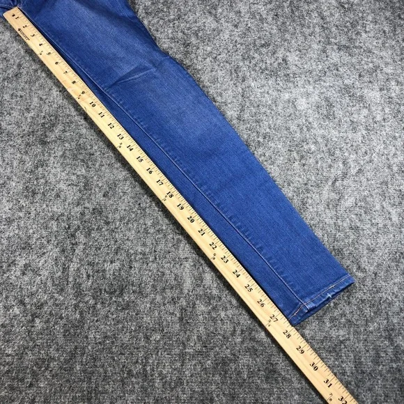 American Eagle Jeans Womens 00 Blue High Rise Jegging Super Super Stretch Skinny - Picture 8 of 16